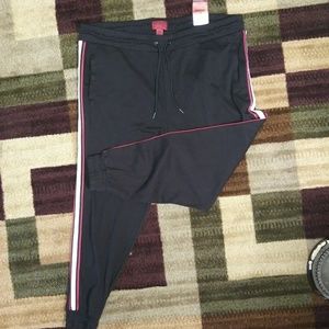 Men's Striped Joggers.